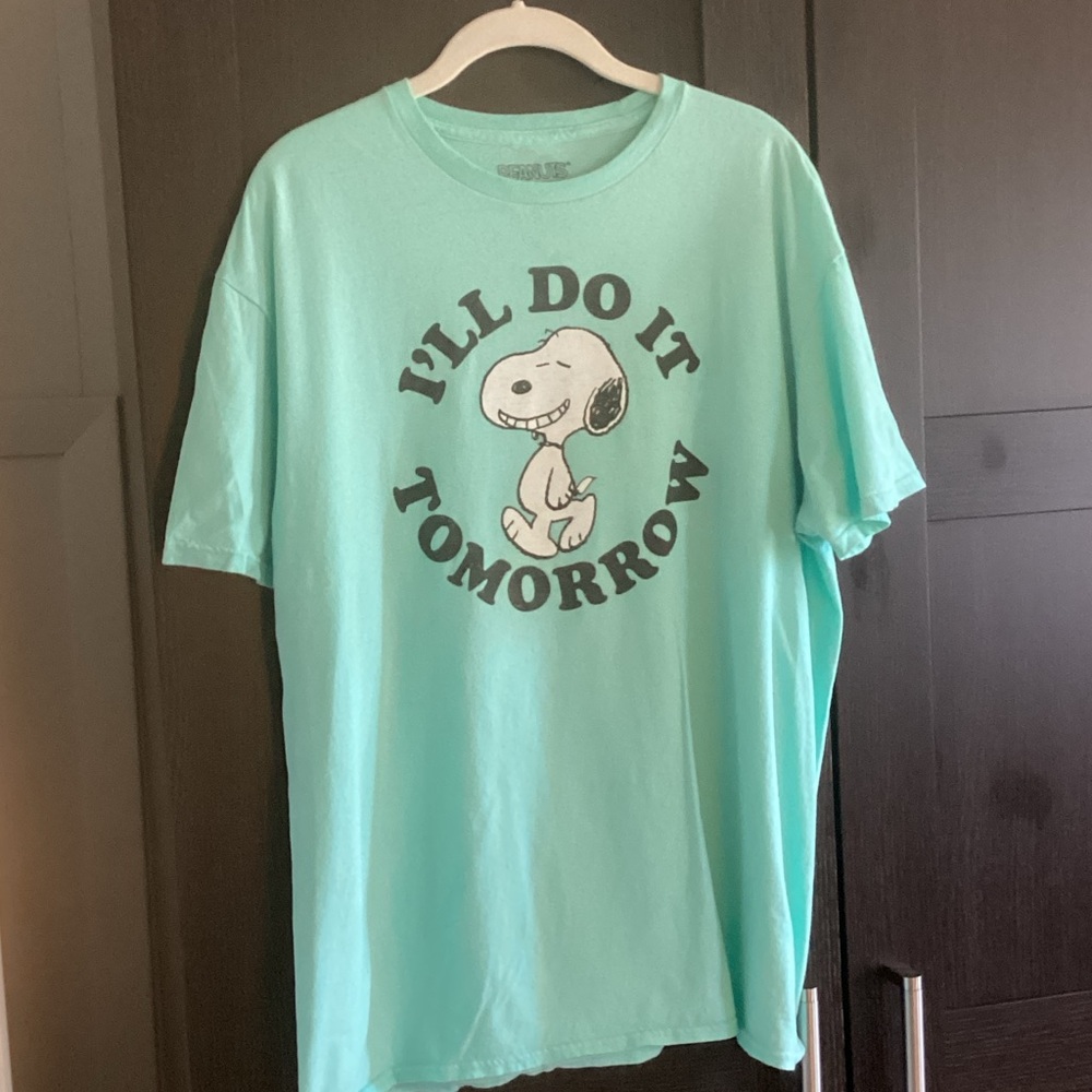 Peanuts Mint Green T-Shirt